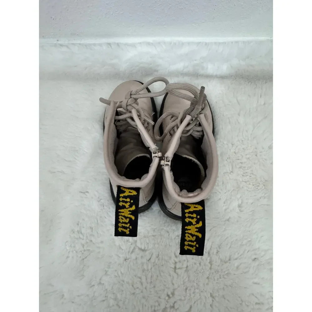 Dr. Martens 1460 Kids Size 11 Taupe Leather Combat Boots